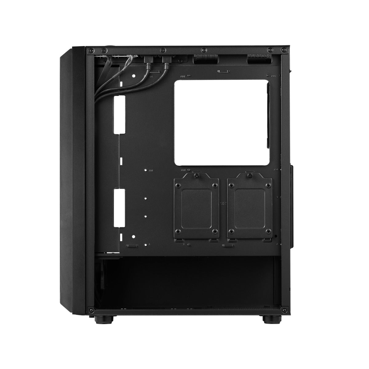 Gabinete XPG Valor Storm Media Torre Compacto, USB 3.0, 4 Bahías de 3.5", Negro