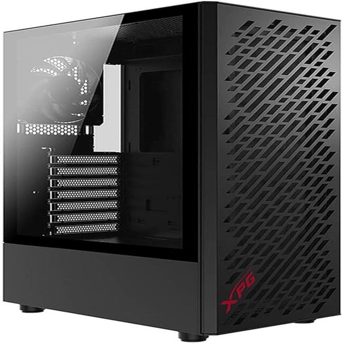 Gabinete XPG Valor Storm Media Torre Compacto, USB 3.0, 4 Bahías de 3.5", Negro