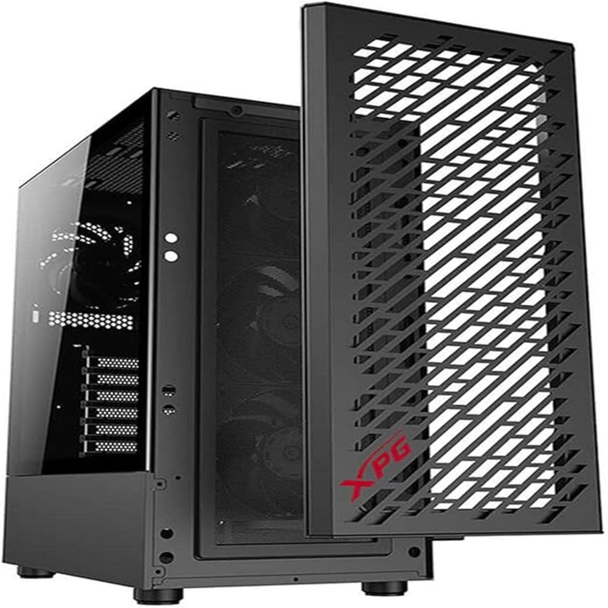 Gabinete XPG Valor Storm Media Torre Compacto, USB 3.0, 4 Bahías de 3.5", Negro