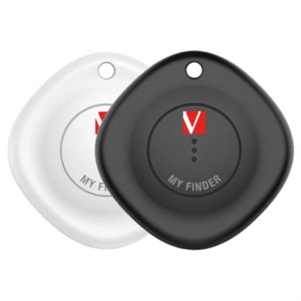 Localizador VERBATIM MyFinder Bluetooth Duo Pack, Alcance 50m, Batería 1 año, Resistente agua