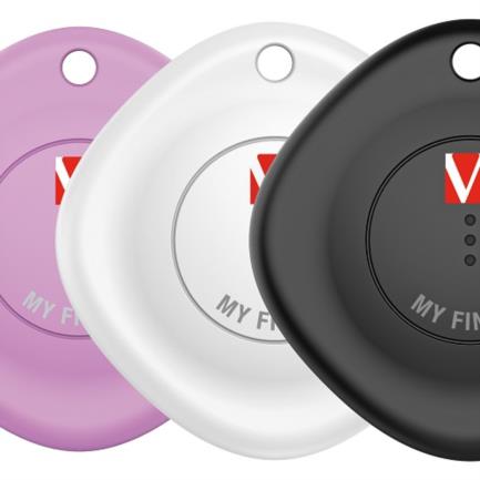Localizador Verbatim My Finder Bluetooth 3 pack, Alcance 30m, Batería 1 año, Resistente agua