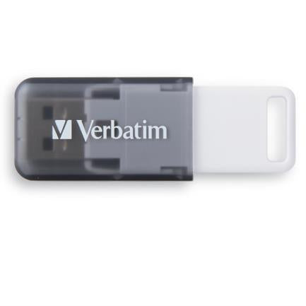 Memoria USB Verbatim Flash 64GB SeaGlass, USB 3.0, Color Gris metálico