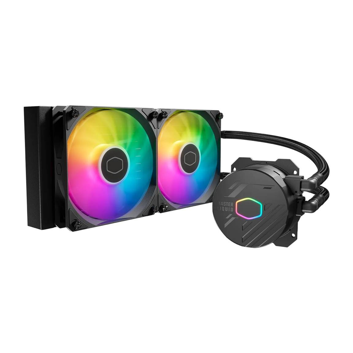 Enfriamiento líquido COOLER MASTER MLW-D24M-A18PA-R1, 240mm, RGB, 1800 RPM