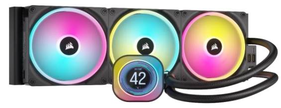 Refrigeración líquida CORSAIR CW-9061009-WW, 240mm, RGB, para CPU Intel y AMD