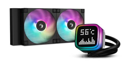 DeepCool Enfriamiento y Ventilación LP240, Modelo R-LP240-BKMSNC-G-1, 240 mm, RGB