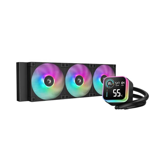 DeepCool Enfriamiento y Ventilación LQ360, 360mm, RGB, Compatible con Intel/AMD