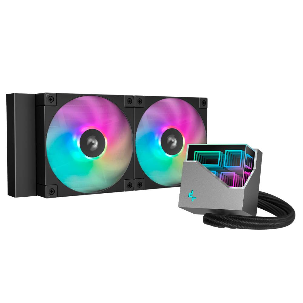 DeepCool Enfriamiento LT240 R-LT240-BKAMNC-G-1, 240mm, Ventilador PWM