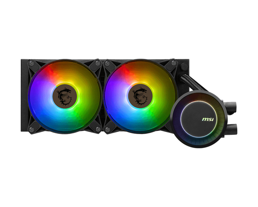 MSI Enfriamiento MAG CORELIQUID E240, 240 mm, RGB, Compatible con Intel/AMD