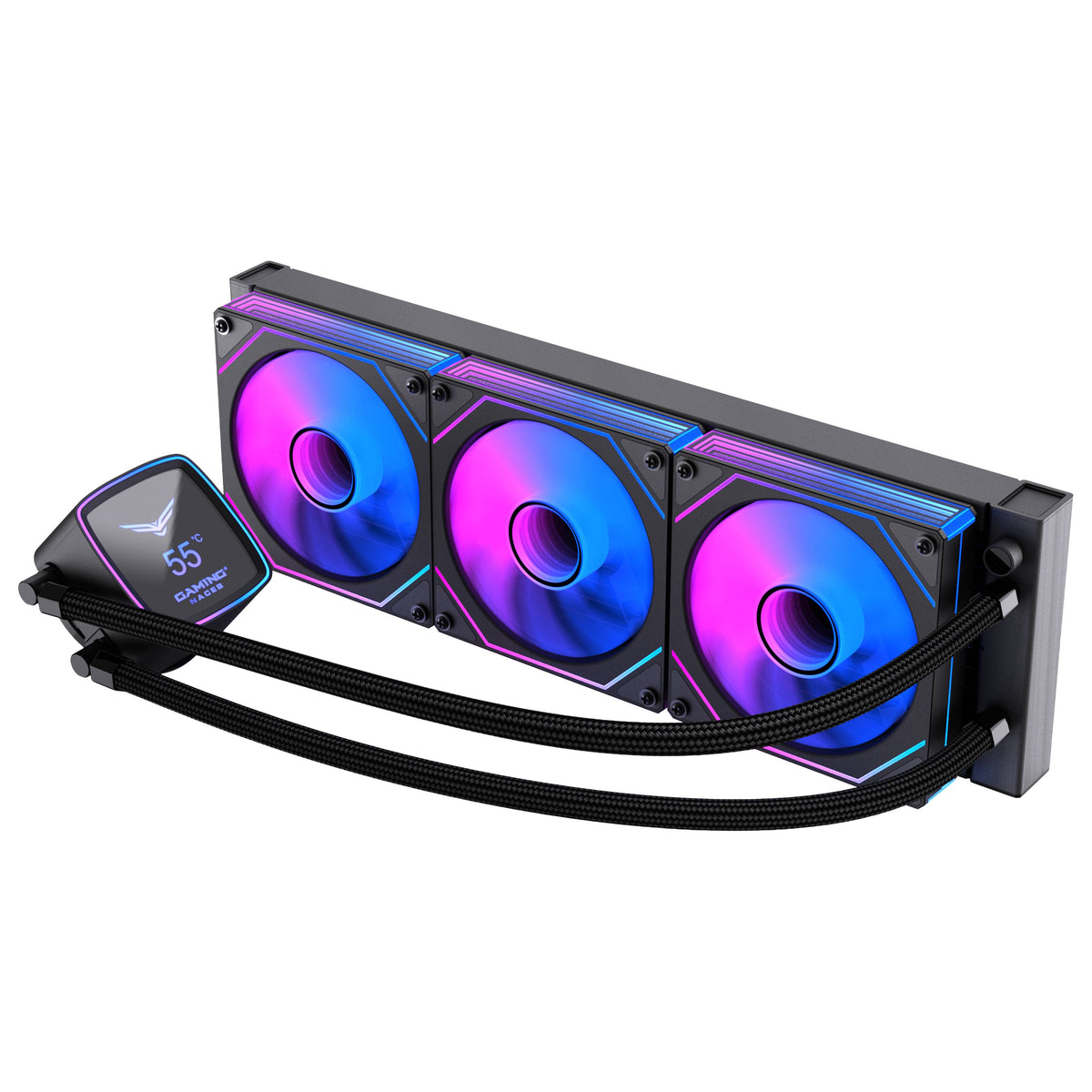 NA-0656N - NACEB CL BOREAL 360MM PANTALLA DIGITAL ARGB NEGRO NA-0656N