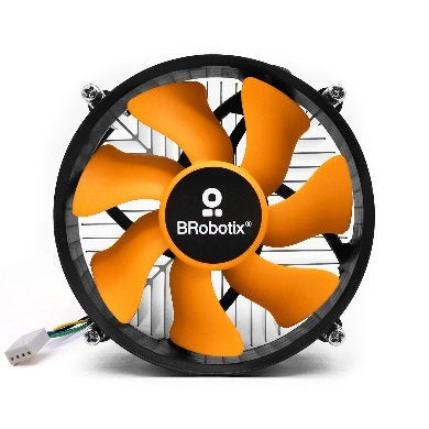 Ventilador para PC BROBOTIX 963005 12cm Negro/Naranja