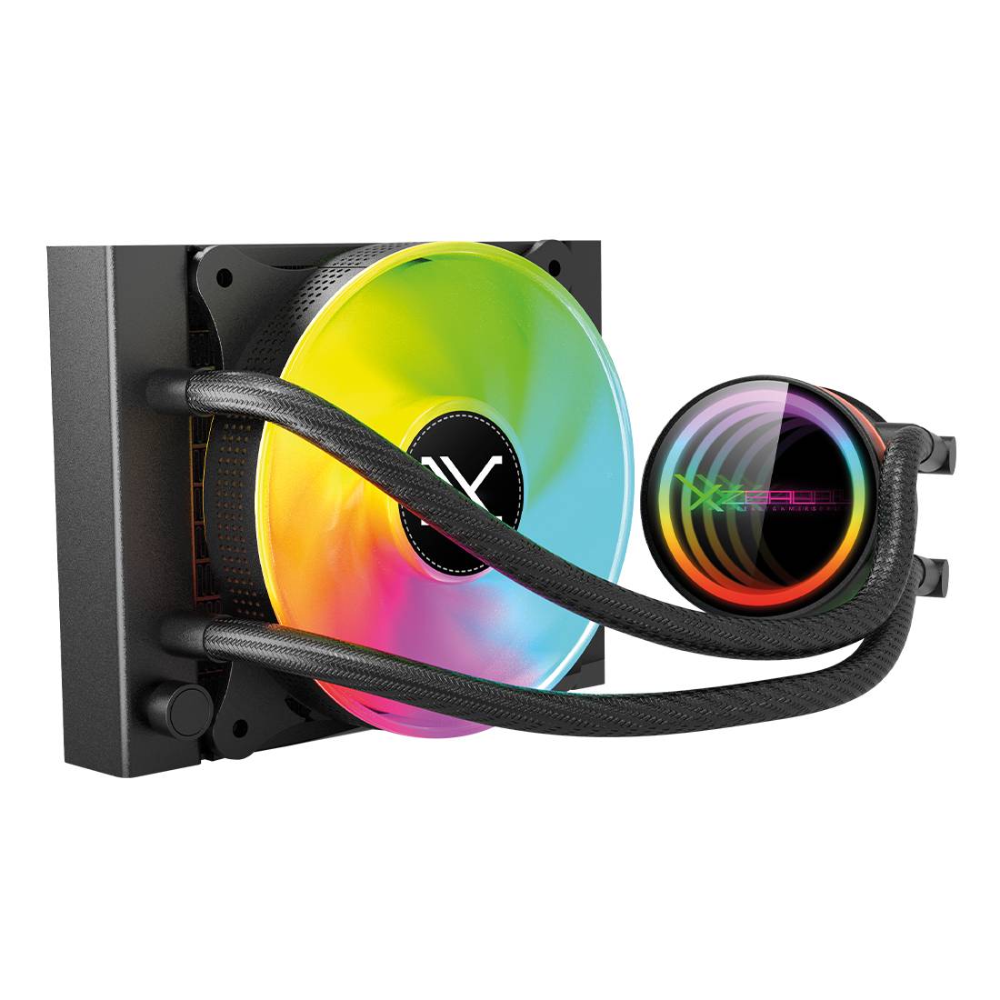 XZEAL Enfriamiento Líquido XZCO409B, 120mm, 2400 RPM, RGB, USB