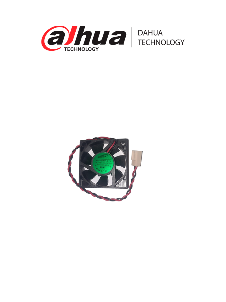 Ventilador Lateral Dahua para DVR y NVR 12V 6W, Silencioso y Eficiente