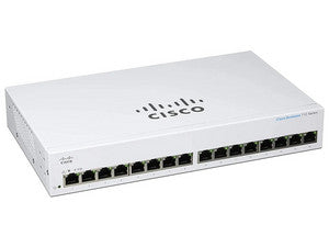 Conmutador Ethernet Cisco CBS110-16T, 16 puertos Gigabit, Montaje en Rack, VLANs