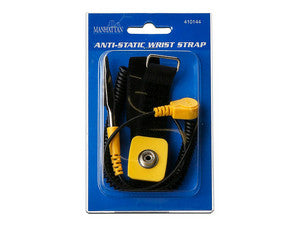 Pulsera Antiestática Manhattan con Conexión a Tierra, 1.8 Metros, Clip Ajustable