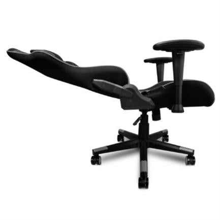 Silla Gamer Reclinable 2D con Seguro, Tela Negra/Gris - Start The Game, CGC501