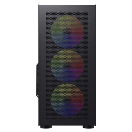 Gabinete Game Factor ATX Cristal USB 3.0 RGB 8 Ventiladores 4 Bahías 3.5'' 1 Bahía 2.5''