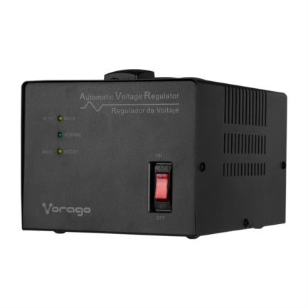 Regulador de Voltaje Vorago AVR-400 3000VA/1800W 4 Contactos para Electrodomésticos