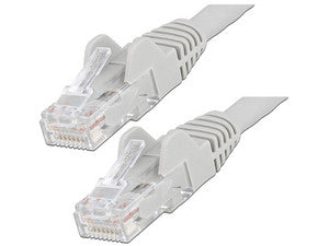 Cable de Red StarTec, 0.5 m, RJ45 Macho a RJ45 Macho, Color Gris, Blindaje UTP, 250MHz, PVC