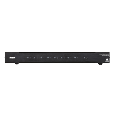 VS0801HB - Switch HDMI / 8 Entradas x 1 Salida / True 4K 4096x2160 @ 60Hz 4:4:4 / 18 Gbps / HDR10+ / RS-232 e IR / HDCP 2.2