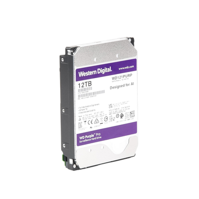 WD121PURP - Disco duro WD de 12TB / 7200RPM / Optimizado para soluciones de video inteligente