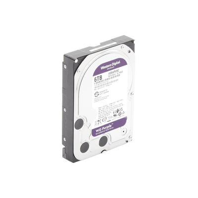 DISCO DURO PARA VIDEOVIGILANCIA WESTERN DIGITAL WD PURPLE SURVEILLANCE 3.5", 6TB, SATA, 6 GBIT/S, 256MB CACHÉ WD64PURZ