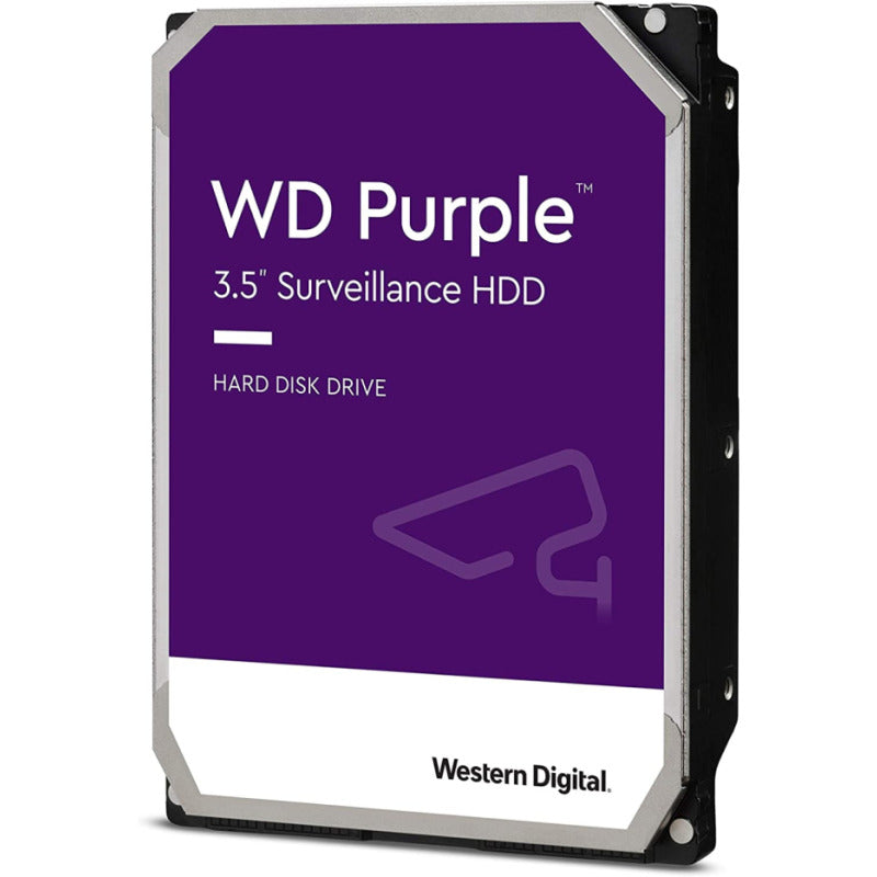 DISCO DURO INTERNO WD PURPLE 6TB 3.5" WD64PURZ 256MB VIDEOVIGILANCIA, 7200RPM, SATA 6Gb/s, PARA CCTV