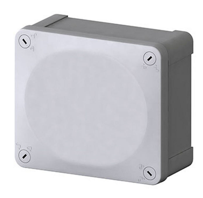 Royer Caja Estanca IP65 175x150x80mm, Lados Cerrados, Placa con Tornillo
