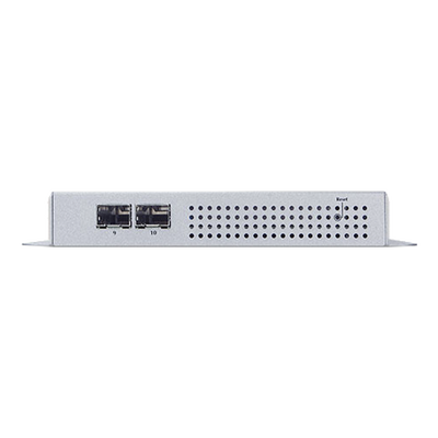 WGS-4215-8P2S - Switch Industrial PoE Administrable de Pared / 8 Puertos Gigabit PoE 802.3at / 2 Puertos SFP 100/1000X / Presupuesto PoE 200W / Alcance hasta 820 pies