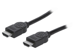 Cable de Video Manhattan 308816, HDMI 2.0 (M-M), 1m, 18Gbps, 4K Ultra HD.