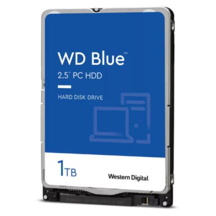 Disco Duro Interno Western Digital Blue 1TB 2.5", 5400RPM, SATA III 6 Gbit/s, Cache 128MB