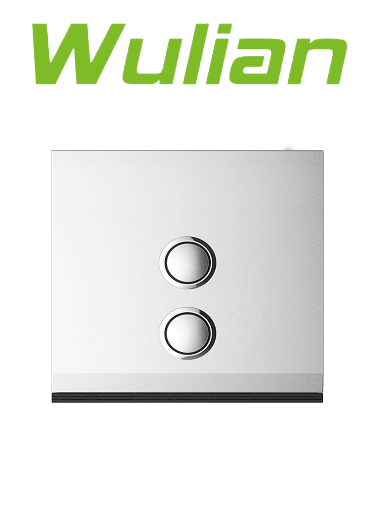 Apagador 2 botones, zigbee, 10 amp, tipo europeo SR-ZCSWNPWS1321-03