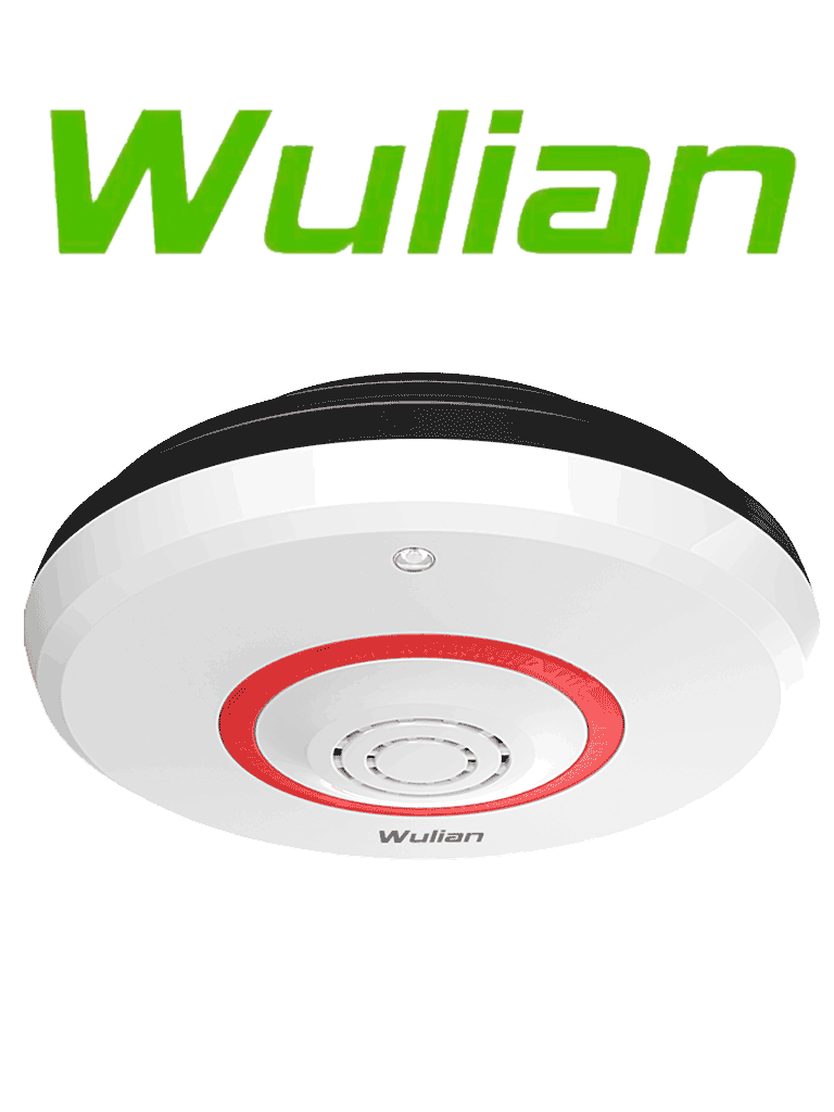 Sirena WULIAN ZIREN con Estrobo Zigbee 85dB para Interiores, Alertas Intrusión a Smartphone, Conexión 110VCA