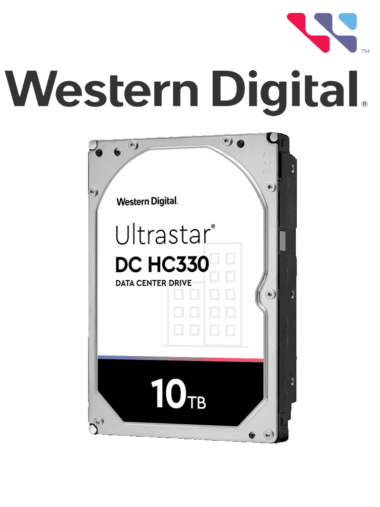 Disco Duro 10TB Western Digital ULTRASTAR HC330 512E 3.5" 7200 RPM, SATA 6Gb/s, 256MB Cache