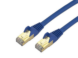 Cable de Red Cat6 Blindado StarTech, 6m, Color Azul, Gigabit Ethernet 10/100/1000