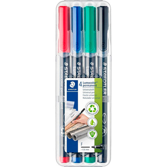 STAEDTLER 318WP4 - Rotulador Staedtler Lumocolor punto fino
