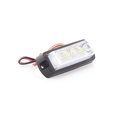 X13AW - Luz de Advertencia LED / 8 LED Ultra Brillantes / 23 Patrones de Destello / 10-30 VDC / 1A Máx. / Wig Wag / Montaje Permanente