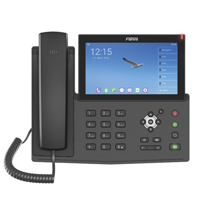 X7A - Teléfono IP Android / 20 Líneas SIP / Pantalla Táctil 7" / 112 Teclas DSS / Wi-Fi Dual Band / Bluetooth / PoE / Gigabit