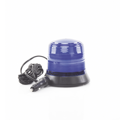 X905B - Burbuja Señalización LED / 6 LEDs / Color Azul / IP65 / Montaje Magnético / 12 VCC / Adaptador Vehicular