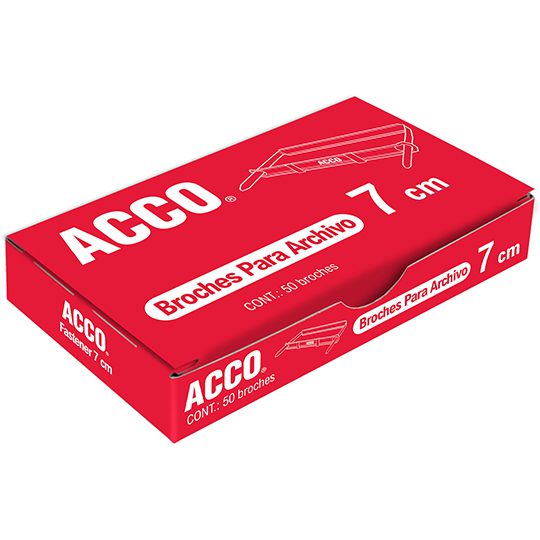 Broche Acco No.7 Cms P1570 C/50 Broches - P1570 FullOffice.com