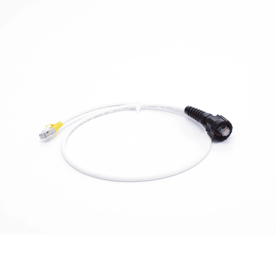 XC6A-S10-B05 - Patch Cord / Cat6A S/FTP / T568A/B / CM/LS0H1 / 3.05 m (10 ft) / Blanco y Amarillo