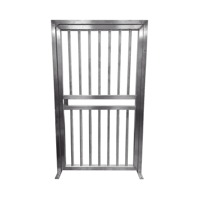 XD-100 - Puerta Lateral para Torniquetes / Acero Inoxidable 304 / 1350 x 2316 mm / 4.43 x 7.6 pies / Compatible con Cierres Magnéticos