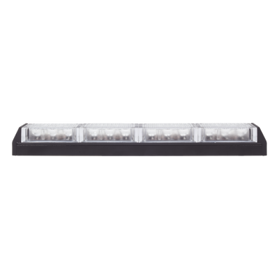 XLL-1084-RB - Barra de Luz de Advertencia / 4 Módulos LED / 12 LED Gen III / 11 Patrones de Destello / 10-16 VCC / 3 A Máximo / Uso Interior y Exterior