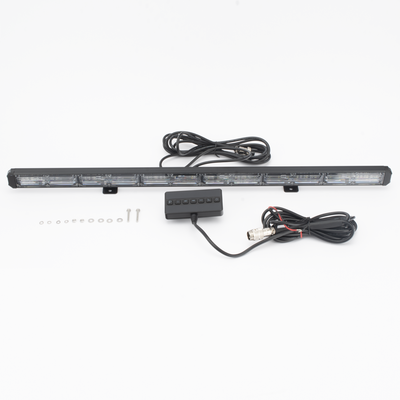 XLT2136AW - Barra de Advertencia LED / 6 Módulos / 30 Pulgadas (762 mm) / 24 LED Gen III / 18 Patrones de Destello / 10-30 VCC / Ámbar/Claro