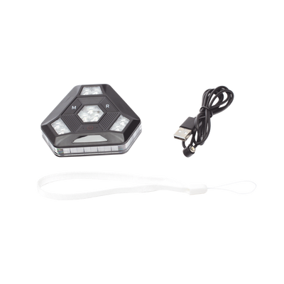 XLTE1985RB - Luz de Advertencia LED / 27 LEDs / 900 Lúmenes / IP67 / 12 Patrones / Batería 20 h / Sincronización Inalámbrica