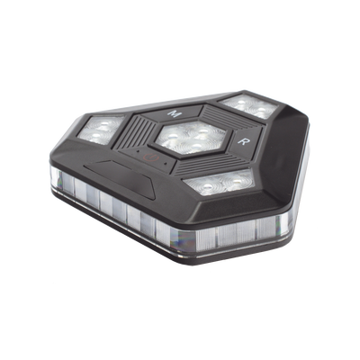 XLTE1985RB - Luz de Advertencia LED / 27 LEDs / 900 Lúmenes / IP67 / 12 Patrones / Batería 20 h / Sincronización Inalámbrica