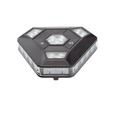 XLTE1985RB - Luz de Advertencia LED / 27 LEDs / 900 Lúmenes / IP67 / 12 Patrones / Batería 20 h / Sincronización Inalámbrica