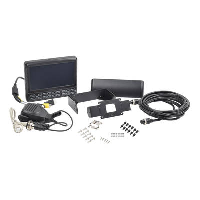 XMRCP4 - Panel de Control Táctil / Pantalla 7" / Audio Bidireccional con Megáfono / Cable 5 m (16.4 ft) / 12 VDC / -20°C a 70°C