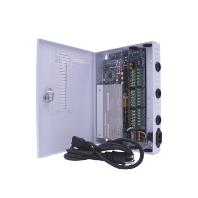 Epcom XP18DC30UD transformador de fuente de alimentación Blanco, Sobrevoltaje, Cortocircuito, Metal