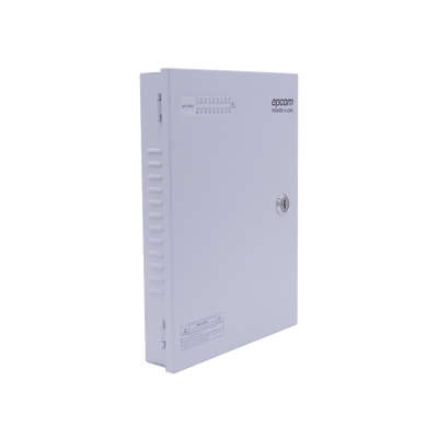 Epcom XP18DC30UD transformador de fuente de alimentación Blanco, Sobrevoltaje, Cortocircuito, Metal