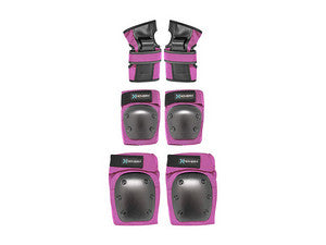 Rodilleras y Coderas Protectoras Hover-1 H1-APDCL-M, Medianas. Resistencia Impacto, Ajustables, Color Rosa.